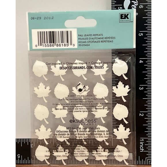 Jolees Boutique FALL LEAVES 50-20424 Dimensional Stickers EMBELLISHMENT - Picture 2 of 4